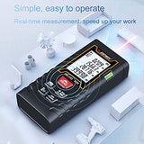 SYGA Digital Laser Distance Measuring Tape Tool, Distance Measuring Meter, Red - 40m (Colour & Design May Vary)