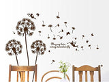 Syga Dandelion Flowers Wall Stickers A_OFH