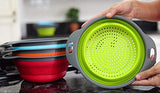 SYGA Set of 2 Vegetable Fruit Washer Strainer_Green