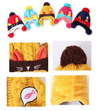 SYGA Baby Boys Girls Winter Earflap Beanie Hat Knitted Pompom Cap