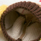 SYGA Baby Girls Boys Cute Cap Hats and Scarf Set, 6-24 Month Knit Warm Baby Winter Cap Hat Beanie Cap Hat