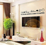 SYGA Black English Alphabet Decals Design Wall Stickers D_HGUH