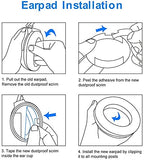SYGA Headphones EarPads Cushions Replacement - Compatible with Bose QuietComfort 15 QC15 QC25 QC2 QC35/ Ae2 Ae2i Ae2w SoundTrue & SoundLink (Around-Ear Series Only)