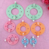 SYGA Essential Pom-pom Maker for Fluff Ball Weaver Needle Knitting DIY Tool of 4 Different Size