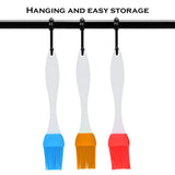 SYGA 2 Pcs Silicone Pastry Brush for Cake Cooking, Baking, Glazing (Multicolor)