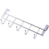 SYGA 1 Piece Five Hooks Home New Bathroom Kitchen Hat Towel Hanger Over Door Hanging Rack Holder