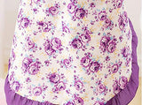 SYGA Rose Design Kitchen Apron with Random Lace Color(Purple)