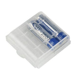 SYGA Set of 4 Plastic Portable AA/AAA 4 Cell Battery Case/Holder Battery Container