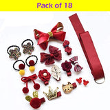 SYGA 18 Pcs Children's Suit Girls Baby Hair Clips Small Safety Clip Princess Hairpin Baby Hair Accessories Gift Box