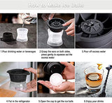 SYGA Ice Cube Trays?Ice Cube Mold, Suitable for Iced Vodka, Whiskey, Scotch Whiskey, Cocktail, Tequila and Other Mixed Drinks