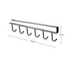 SYGA 2 Pieces Wall Hanger 6 Pin Nail Free Rack