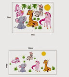 Syga Cartoon Animals Wall Wall Stickers Wall Room Decor