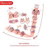SYGA 18 Pcs Children's Suit Girls Baby Hair Clips Small Safety Clip Princess Hairpin Baby Hair Accessories Gift Box