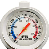 SYGA Kitchen Oven Thermometer Stainless Steel Monitoring Cooking Thermometer, 100 to 600 Degrees F Temperature Range