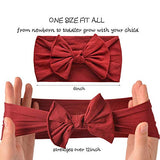 SYGA 1 Piece Velvet Bow Shape Baby Head Band_Grey_19.5 * 11cm