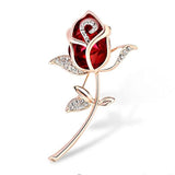 SYGA Brooch Pin Fashion Crystal Rhinestone Jewellery Pin Vintage Accessories Decoration Clothing Bouquet Brooches for Bridal Women Girl