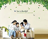 Syga Large Green Leaves Wall Stickers X_SSAH_ABC