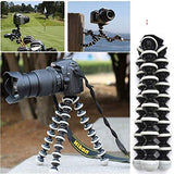 SYGA Large Flexible Bendable Octopus Tripod with Quick-Release Plate for Digital Camera