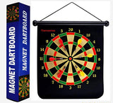 SYGA 17" Magnetic Dartboard Sets 6 Reversible Darts Rolling Two Sided Bullseye Game Magnetic Safety Dart Board Kids Family Leisure Sports