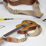SYGA Cool Design Cotton Leather Guitar Strap(Red)