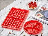 SYGA Silicone Baking Round & Square Waffles Mould Muffin Pans Baking Moulds