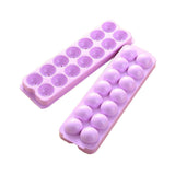 SYGA Ice Ball Tray Ice Cube Mold, Plastic Food-Grade Stackable Round Ice Ball Mould with Lid for Cocktail and Whiskey