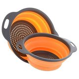 SYGA Set of 2 Vegetable Fruit Washer Strainer_Orange