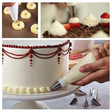 SYGA Set of 48 Russian Nozzles Cake Nozzles Cake Decoration Pastry Nozzle with Coupler and Icing Bag