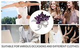 SYGA Brooch Pin Fashion Crystal Rhinestone Jewellery Pin Vintage Accessories Decoration Clothing Bouquet Brooches for Bridal Women Girl
