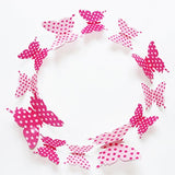 SYGA 3D Butterfly Wall Sticker 24 Pcs,Pink