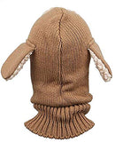 SYGA 1 Piece Large Cartoon Dog Design Cap with Shawl Cap