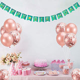 SYGA Blue Happy Birthday Banner with Star Designs Decorative Birthday Party Banner
