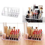 SYGA 1 Piece Crystal Clear Transparent Acrylic Cosmetic Lipsticks Nail Art Organiser