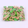 Light green / 3cm heart