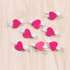 Rose red / 3*0.4cm