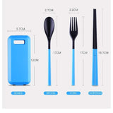 SYGA Travel Portable Cutlery Spoon Portable Camping Box Picnic Chopstick Set