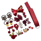 SYGA 18 Pcs Children's Suit Girls Baby Hair Clips Small Safety Clip Princess Hairpin Baby Hair Accessories Gift Box