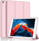 SYGA Flip Case Cover for Apple iPad 10.2" 7th Generation/ 8th Gen 2020 with Pen Holder, Pink