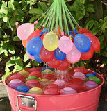 SYGA Fast Fill Magic Self Tying Bunch Tie Multi Colored Magic Water Balloons