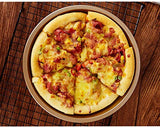 Syga Round Non Stick Carbon Steel Pizza, Cake Tin (Champagne Gold, 9", 23 cm)