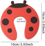 SYGA 5 Pcs Children Safety No Finger Pinch Foam Door Stopper. Colorful Cartoon Animal Cushion - Ramdom Bundled Baby Child Kid Cushiony Finger Hand Safety, Curve Shaped Door Stop Guard
