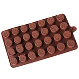 SYGA 28-Cavity Emoji Emotion Cake Mold Smiley Chocolate Candy Baking Mould