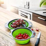 SYGA Set of 2 Vegetable Fruit Washer Strainer_Green
