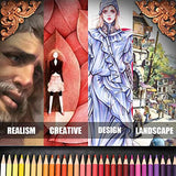 SYGA 72 Colored Pencils, Professional Drawing Pencils Art Set, with Storing Box for Adults or Kids, Unique Colouring Pencils for Drawing Writing Sketching and Doodling Designs