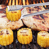 SYGA 1 Piece Stainless Steel Perforated Food Clip Bread Clip Barbecue Steak Food Clip