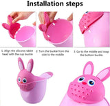 SYGA 2 Pieces Multipurpose Baby Hair Rinser Shampoo Shower Tumbler(Pink,Green)