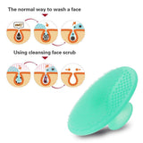 SYGA 4 Pieces Facial Cleansing Pads, Soft Silicone Face Scrubbers Exfoliators Face Blackhead Removing Massage Tool(Assorted Color)