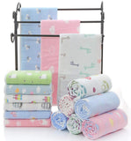 SYGA 110 cm Baby Swaddle Blankets 6 Layer Muslin Swaddle Wrap 100% Cotton Stroller Cover Receiving Blankets