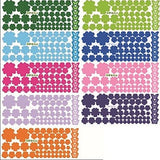 SYGA Bedroom Living Room Flower Wall Sticker Dark Pink