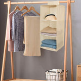 SYGA 3 Layer Hanging Storage Box Wardrobe Room Storage Clothing Sweaters Shoes Accessories Storage